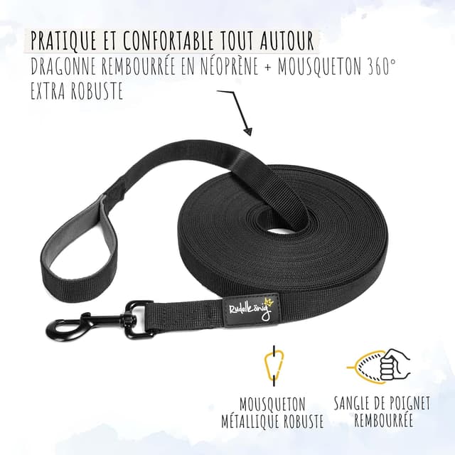 Thumbnail 2 de Rudelkönig Longe pour Chien 15m 🐕