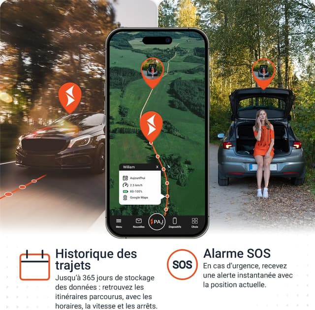 Detalle de PAJ GPS Finder 4G traceur GPS voiture