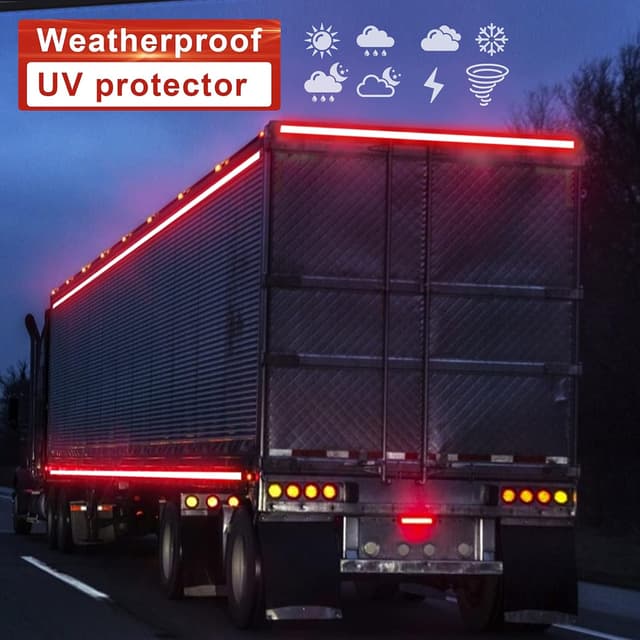 Detalle 2 de XFXIA nastro riflettente adesivo rosso 5 cm x 20 m per promemoria di sicurezza