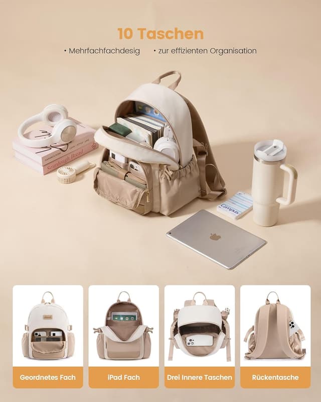 Detalle 2 de LOVEVOOK Rucksack 32 x 23 x 13 cm 11 Zoll