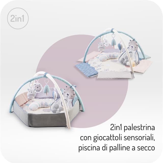 Detalle de Momi MoMi PASTEL tappetino sensoriale 106x106