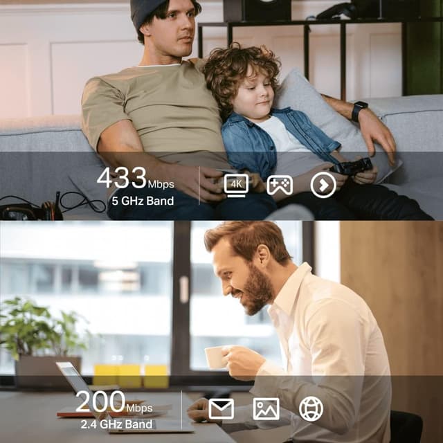 Detalle 2 de TP-Link Archer T2UB Nano AC600 adaptador USB