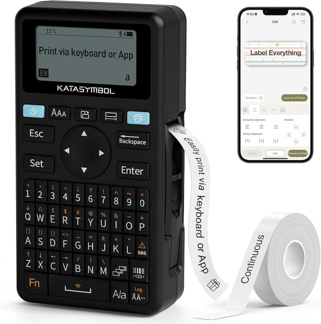 Detalle de SUPVAN E11 Bluetooth label maker