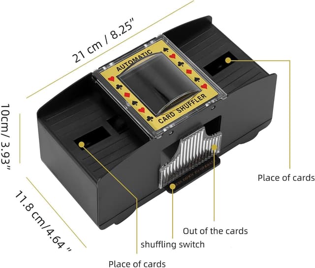 Thumbnail 5 de ZONJIE Automatic Card Shuffler 2-deck 🎲