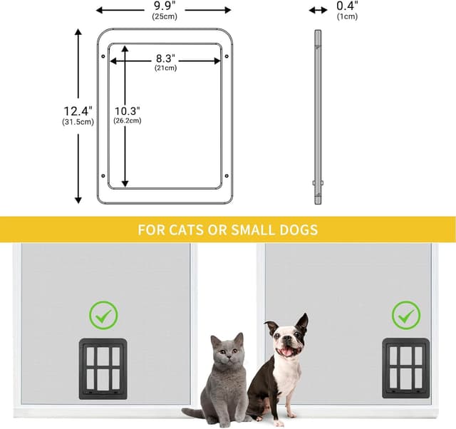 Detalle 1 de Gattaiola per zanzariera 25 x 31,5 cm