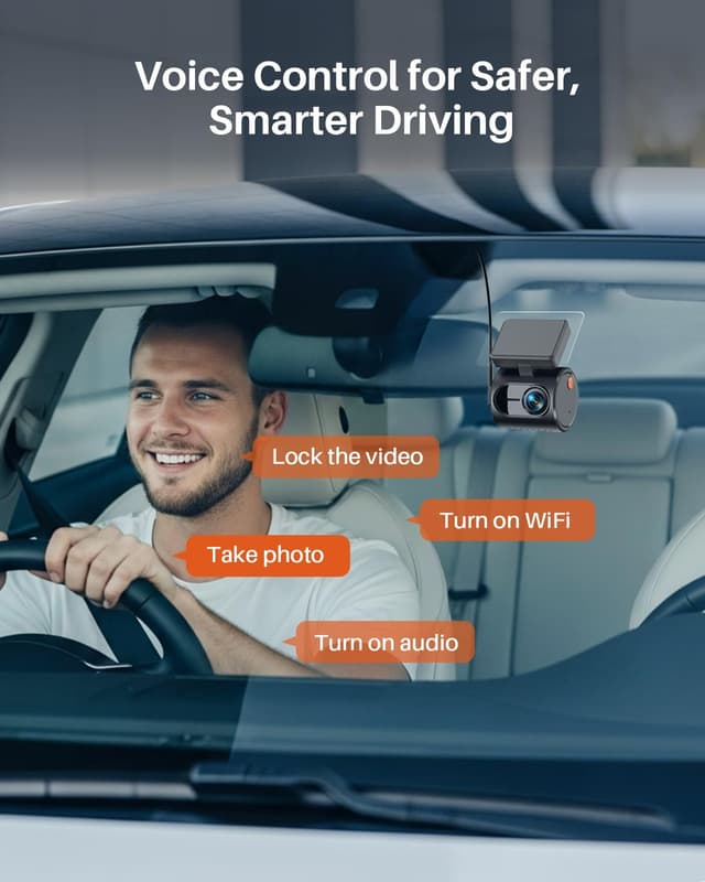 Detalle de KAWA 2K Tiny Dash Cam 1296P with 32GB card