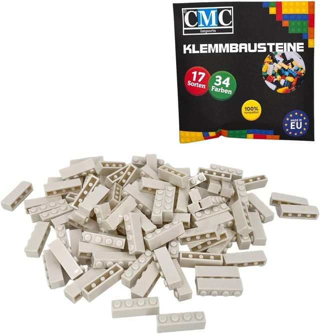 Thumbnail 5 de CMC Imports 30 Klemmbausteine Grasgrün 1x4