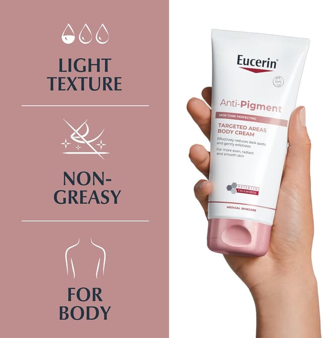 Detalle de Eucerin Anti-Pigment Targeted Areas Body Cream (200ml) with Thiamidol