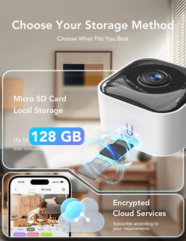 Thumbnail 6 de GNCC 2K 3MP Caméra Intérieure WiFi