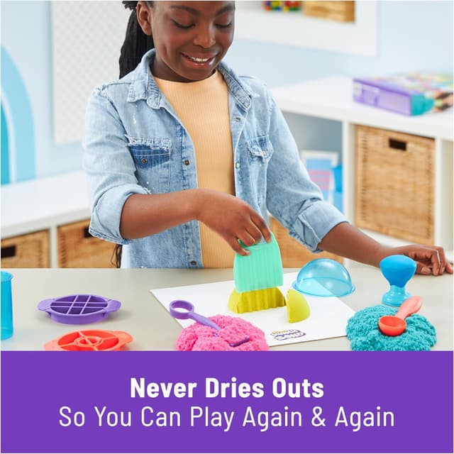 Detalle 2 de Kinetic Sand Ultimate Sandisfying Set 2lb