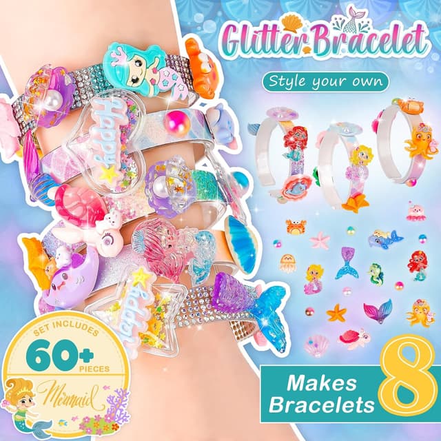 Detalle de Eichhoo Mermaid bracelet kit for kids 64 dots