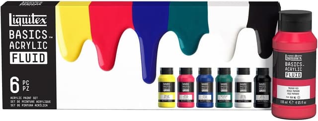 Thumbnail 4 de Liquitex Basics Fluid 12 couleurs, 118 ml