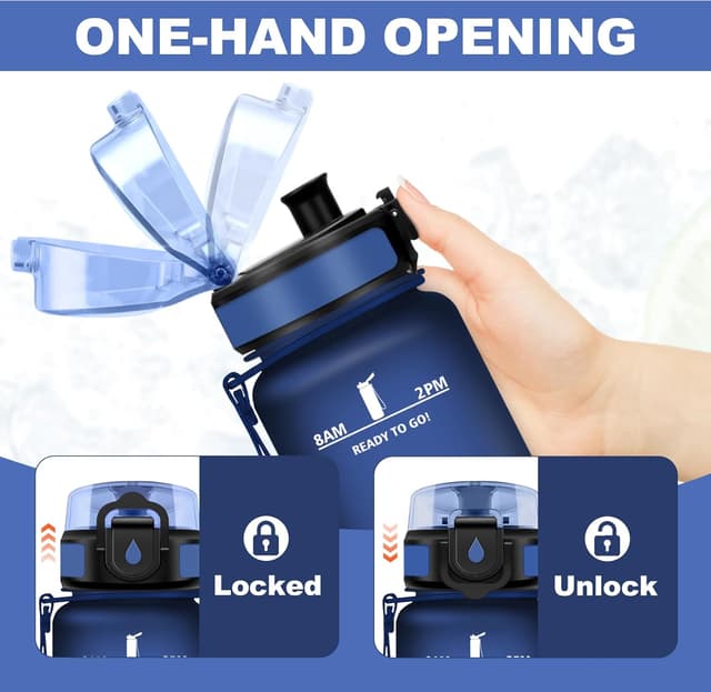 Thumbnail 2 de JAPORIA Borraccia 500 ml con filtro e indicatore tempo 🚰