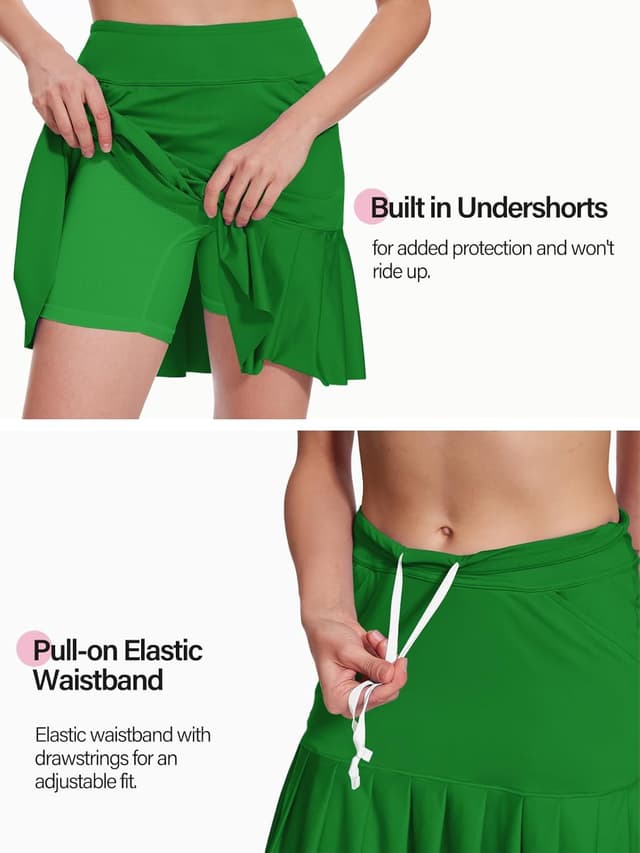 Thumbnail 4 de MOTEEPI 19 Zoll Golfrock Damen Kniehöhe