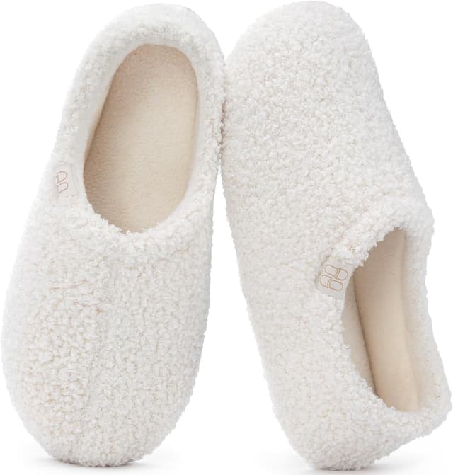Detalle de HomeTop Moccasin Slippers memory foam 1 pair