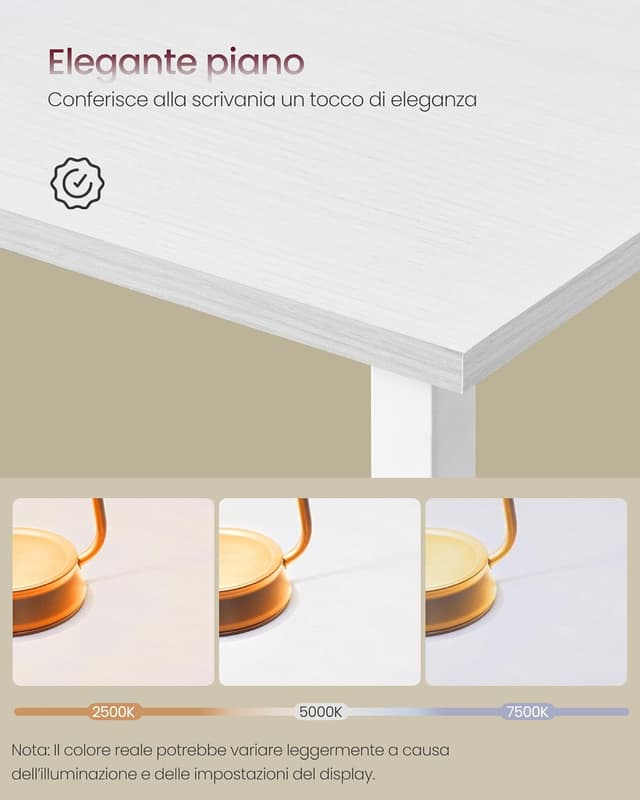 Thumbnail 6 de VASAGLE Scrivania a L 140 x 140 cm