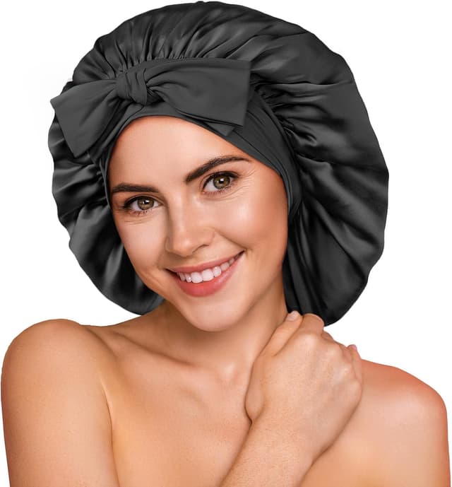 Detalle de Umisleep 22 Momme Schlafmütze aus Seide