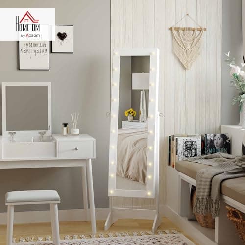 Detalle 2 de HOMCOM espejo joyero LED 20 luces