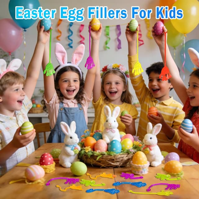 Detalle de Sticky Hands Bulk 48 PCS Stretchy Sticky Hand Toy