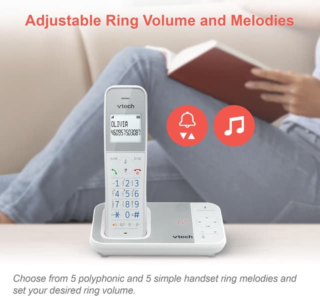 Detalle 1 de VTech XS1050 DECT Cordless Phone with Answering Machine (1 handset) and call blocker