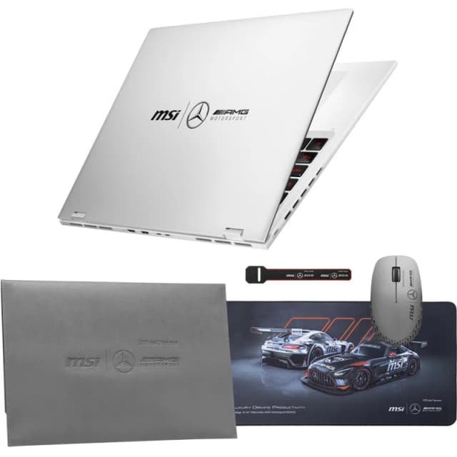 Detalle 2 de MSI Prestige 16 AI+ Mercedes AMG con Intel Core Ultra 9 288V, 32GB y pantalla OLED de 16”