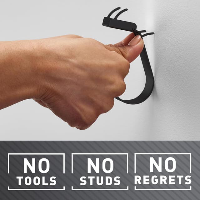 Detalle 2 de 3M CLAW Gipskarton-Haken (3er-Set) bis 11 kg, werkzeuglos montierbar – für Spiegel, Bilder & schwere Deko