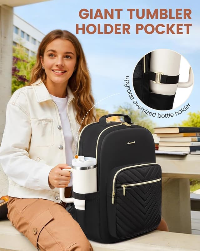 Detalle 2 de LOVEVOOK Laptop Backpack 15.6 inch