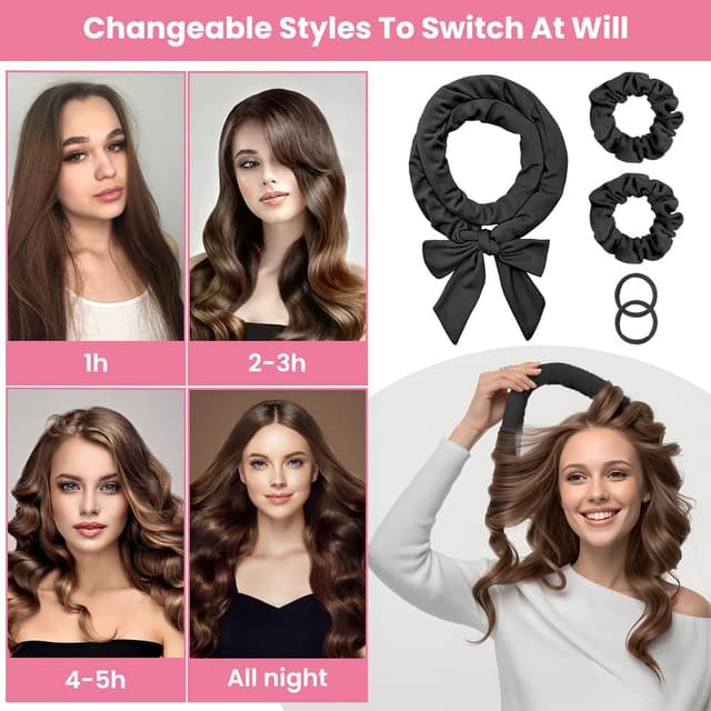 Thumbnail 6 de BUTBU bigodino per boccoli con fascia