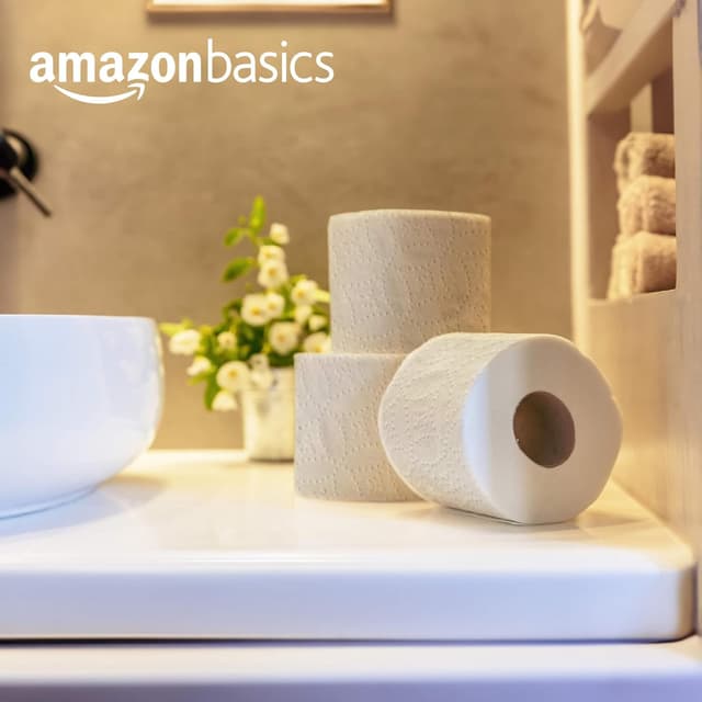 Thumbnail 4 de Amazon Basics 2‑ply Toilet Paper 30 Rolls 🧻