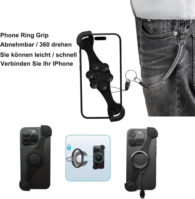 Thumbnail 5 de Handy Coiled Lanyard Anti Diebstahl 99 cm