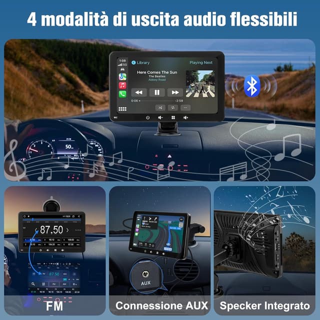 Detalle de Alltolink Autolink 7 inch wireless CarPlay