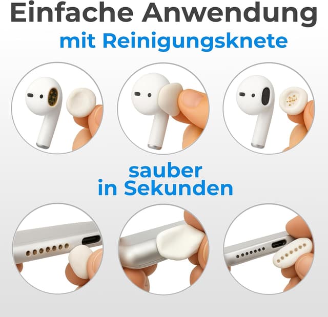 Detalle 2 de tagplus® Reinigungsknete Handy & Kopfhörer