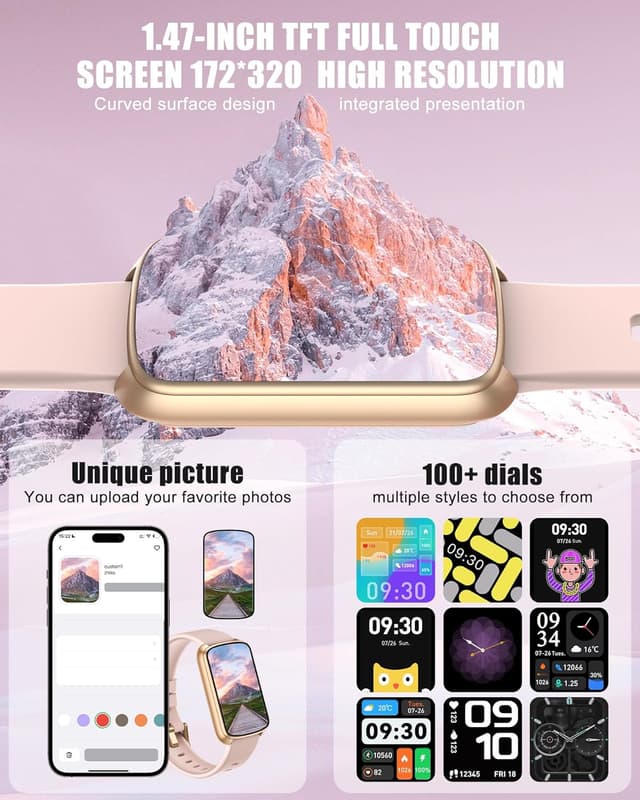 Thumbnail 5 de Fitness tracker smart watch 1.47-inch