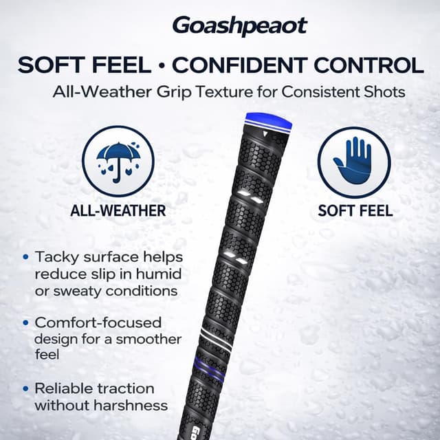 Detalle 2 de Goashpeaot Wrap Golf Grips 13-Pack with Golf Grip Kit