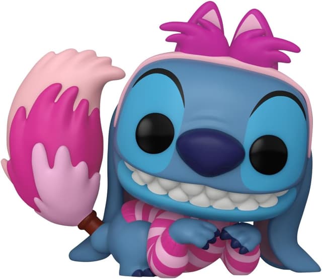 Detalle 2 de Funko Pop! Disney: Stitch Cheshire Costume 🧸 Colección Niño y Adulto
