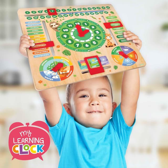 Thumbnail 5 de CRAZE Reloj de Aprendizaje madera 8 piezas