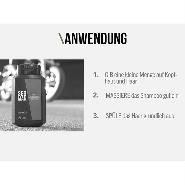 Thumbnail 1 de SEB MAN The Boss verdichtendes Volumenshampoo mit Guarana-Extrakt (250 ml)