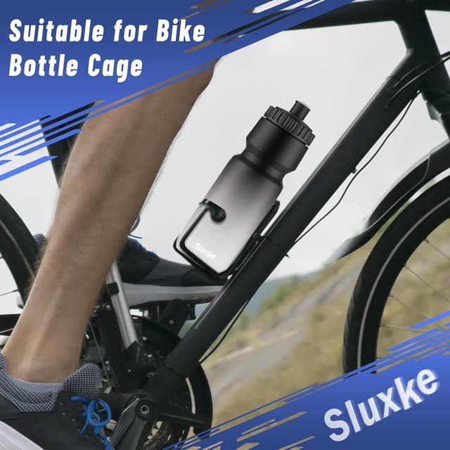 Thumbnail 5 de SLUXKE 24oz Cycling Water Bottle 2Pack