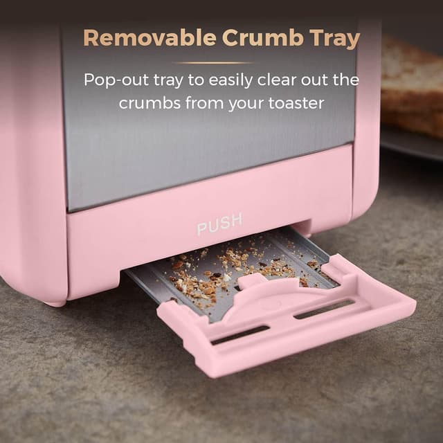 Thumbnail 5 de Tower Cavaletto 2-Slice Toaster T20036PNK