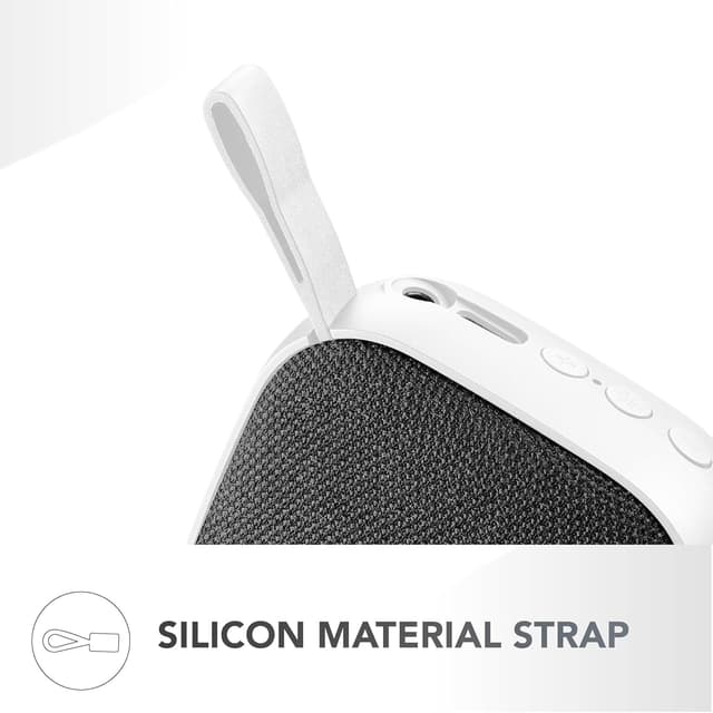 Detalle de Music Sound Mini : enceinte Bluetooth compacte de 3 W, autonomie jusqu’à 4 h, blanc