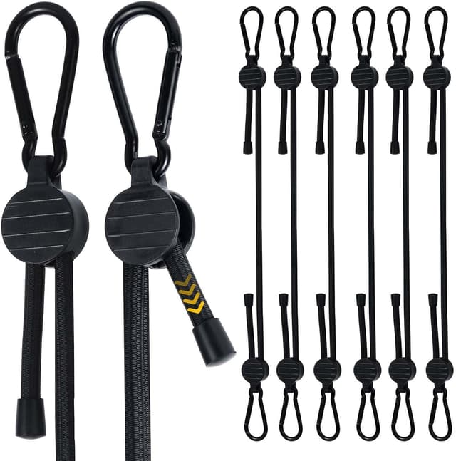 Imagen de Adjustable Bungee Cords 10–48 in 6-Pack en OfertitasTOP