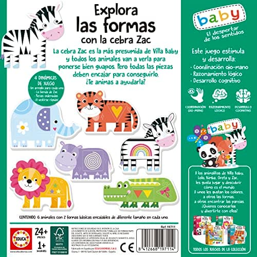 Thumbnail 3 de Educa 19711 Explora las Formas con la Cebra Zac