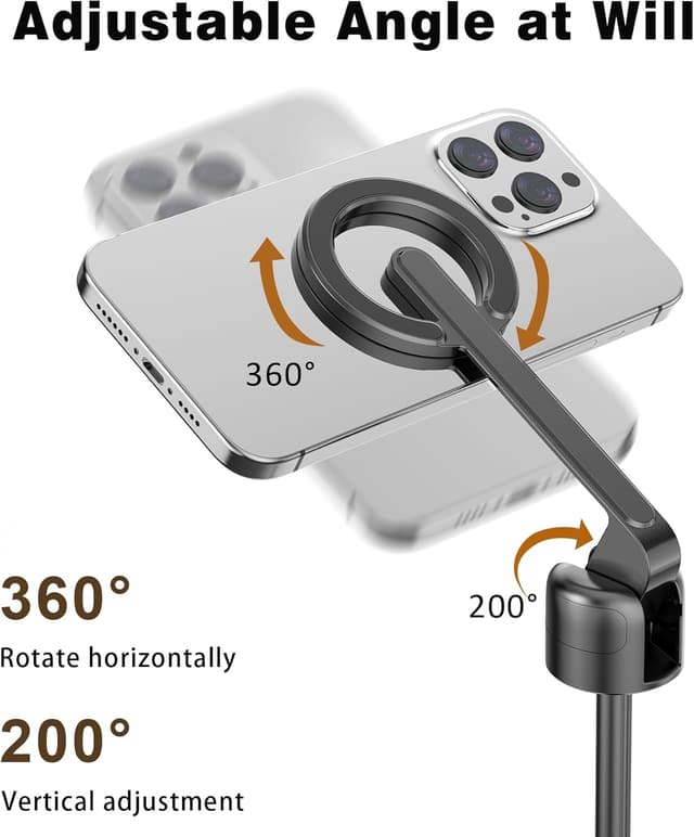Thumbnail 4 de TONEOF 68" Magnetic Selfie Stick Tripod for Magsafe
