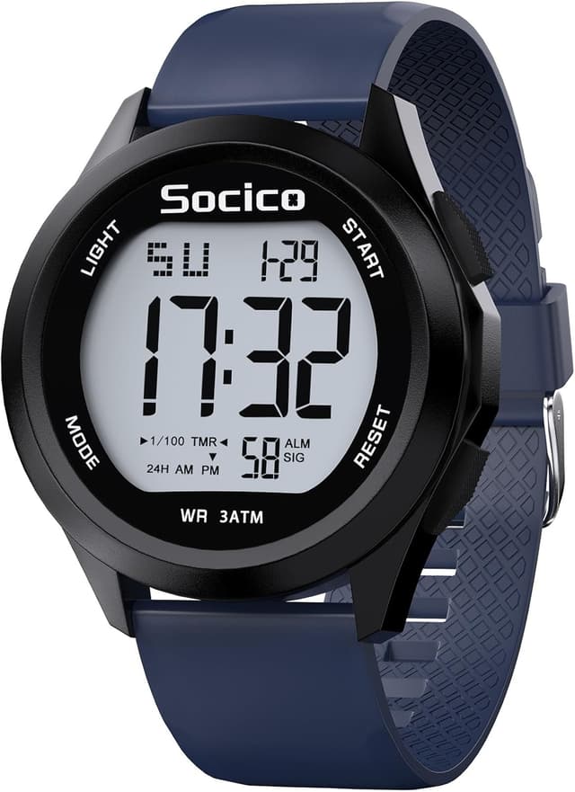 Detalle de SOCICO Reloj Digital Deportivo resistente al agua