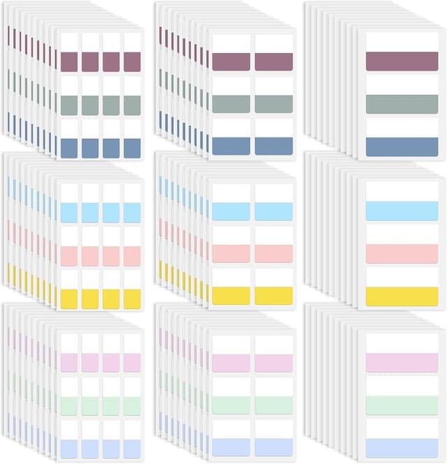 Detalle 2 de Vicloon Bande adhésive marque-page 660 pcs 🏷