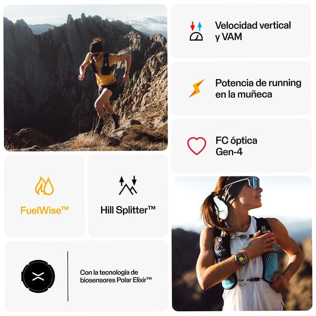 Thumbnail 5 de Polar Grit X2 Pro smartwatch GPS 1,39'' AMOLED