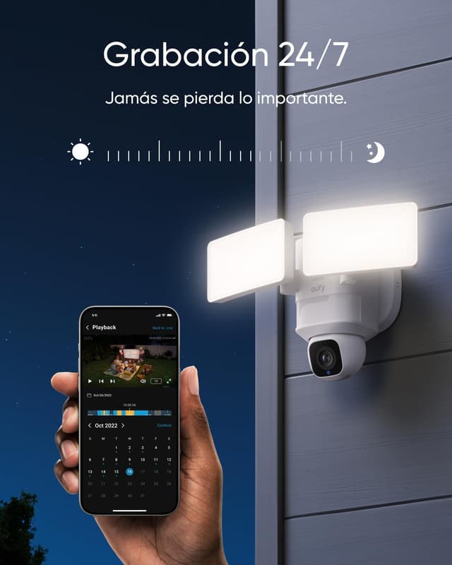 Thumbnail 5 de eufy Security Floodlight Cam E30 2K, 2.000 lúmenes
