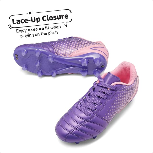 Detalle de DREAM PAIRS Boys & Girls Outdoor Sport Football Shoes Soccer Cleats