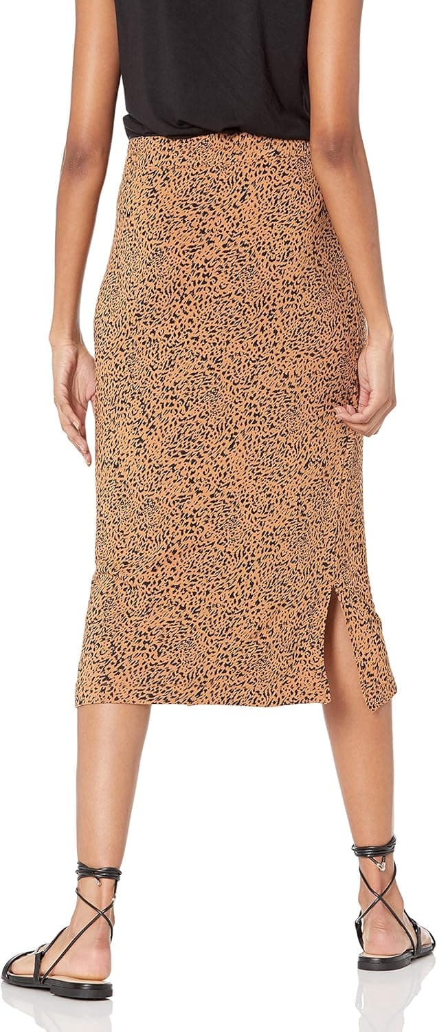 Detalle 2 de Pull-On Knit Midi Skirt 31 in