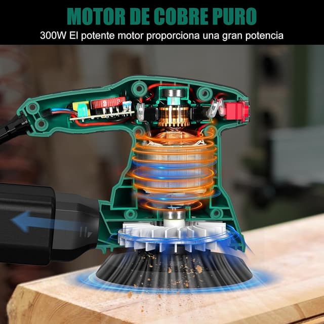 Thumbnail 1 de HYCHIKA Lijadora Orbital 300W 125 mm